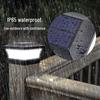 Solar 6-LED Warm White Pillar Light
