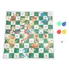Children Fun Board Game Chess Set Plastic Portable Wear Resistance Chessboard Game Toy for Party