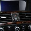 För BMW 5-serie E60 E61 2004 2005 2006 2007 2008 2009 2010 Kolfiber Bilinteriör Mittkonsol Luftventil Utloppsskydd Dekorationslist