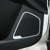 4pcs For Ford Focus 3 4 MK3 MK4 2012-2017 Stainless Steel Inner Door Speaker Audio Sound Frame Ring Molding Garnish Cover Trim