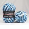 1Roll Milk Cotton Baby Knitting Wool Yarn Thick Fiber Velvet Yarn Hand Knitting Wool Crochet 3 Shares Yarn for DIY Sweat