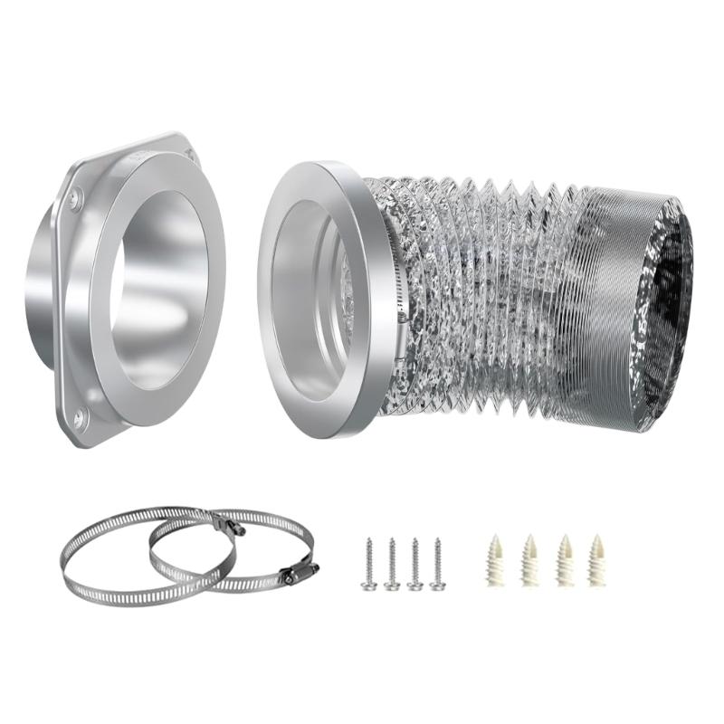 

Steel 180 Degree Dryer Vents Adapters Magnetic Connection Leakproof Structure Temperature Resistance 1