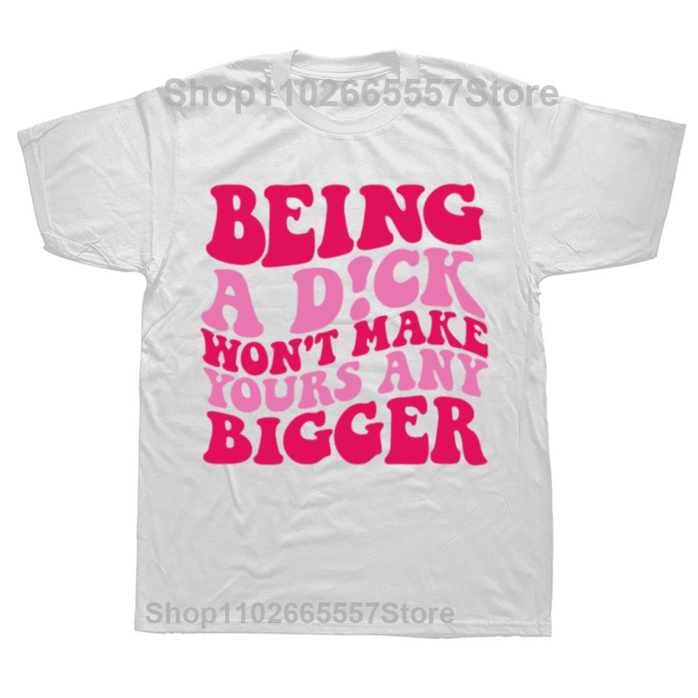 I Have The Dick So Make The Rules Men T Shirts Fashion Cotton Crew Neck Tee Shirts Male Euro Size Streetwear Top Tees