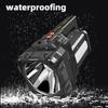 Solar Energy High Power LED Flashlight Type-C Rechargeable Strong Light Lamp Waterproof For Outdoor Camping Hiking