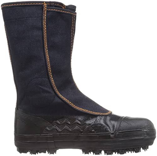 Soukaido Work Shoes, Young Leaves, Black, Size 23.0 Cm, 4E