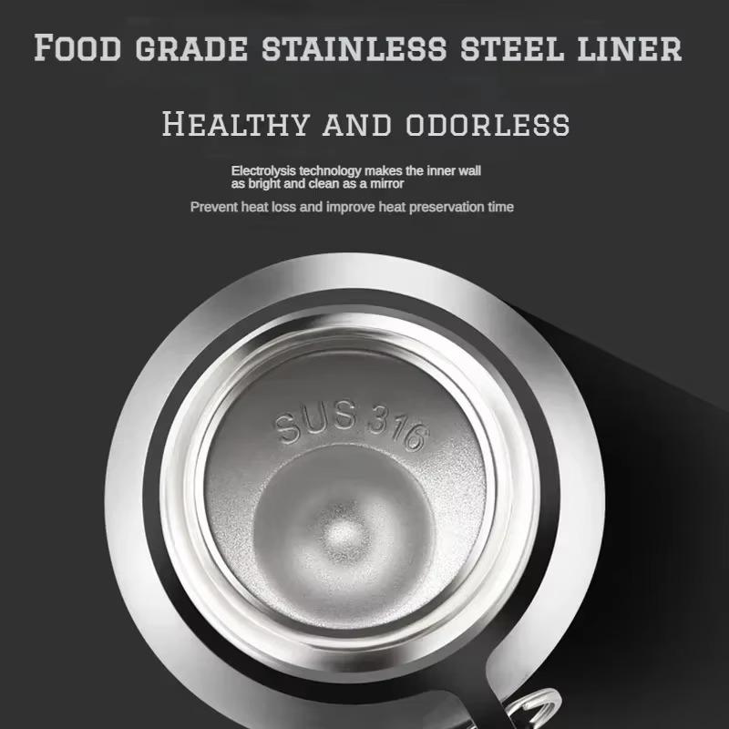 2000ML Large Capacity Cold Thermal Thermos Tumbler Stainless Steel Insulated Water Bottle Insulation Flask Pot Travel Mug