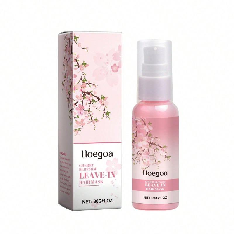 Sakura Leave-in-Haarmaske repariert trockenes, krauses Haar und macht es glatt, glänzend und erfrischend