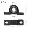 uxcell 2pcs UCP204 Pillow Block Bearing 20mm Bore Bearing Unit Cast Iron Flange Mount Bearing Housing