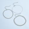 Fashion, Temperament Simple Metal Chain Retro Creative Japanese Chain Anklet Three-piece Set