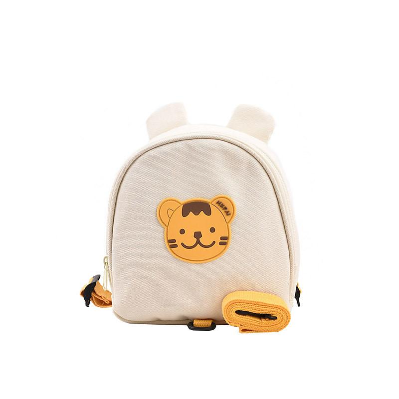 Adorable Cartoon Bear Canvas Backpack For Kids With Lightweight Comfort Design In Multiple Colors