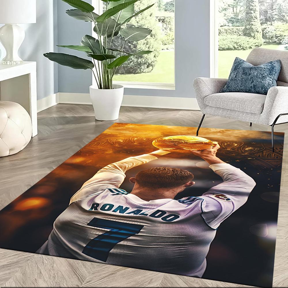 Dywanik Cristiano Ronaldo 5 Wzór do Przedpokoju Holu Pokojów Dziecięcych Salonów Antypoślizgowy Dywan Anime Wystrój Biura