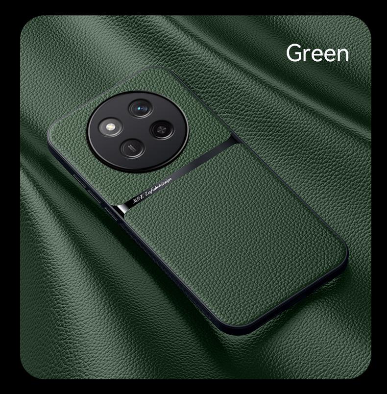 

Роскошный магнитный чехол из искусственной кожи для для Honor Magic 7 Lite 5G Magic 6 X9c X9b Защитная крышка Жесткий чехол Coque Fundas Capa Honor Magic 7 Lite зелёный