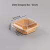 Disposable Octagonal Kraft Paper Meal Box