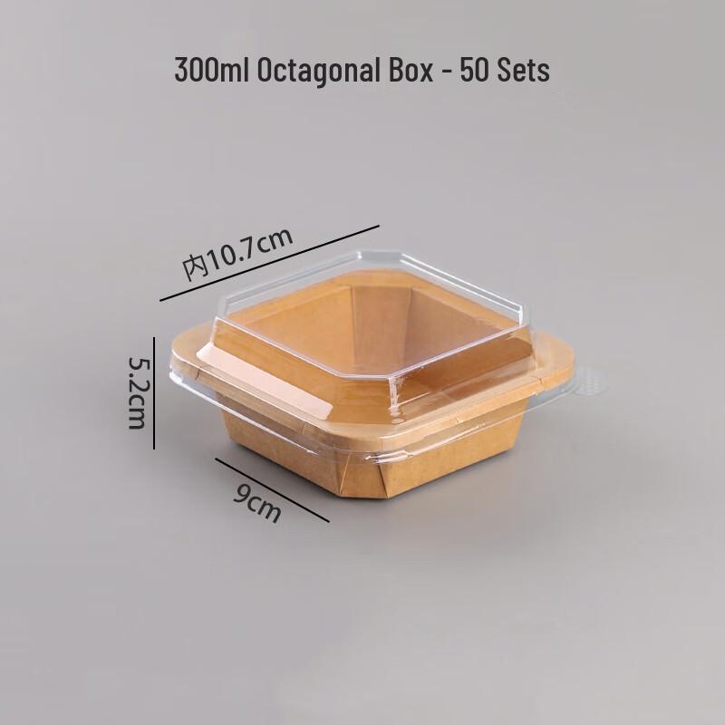 

Disposable Octagonal Kraft Paper Meal Box