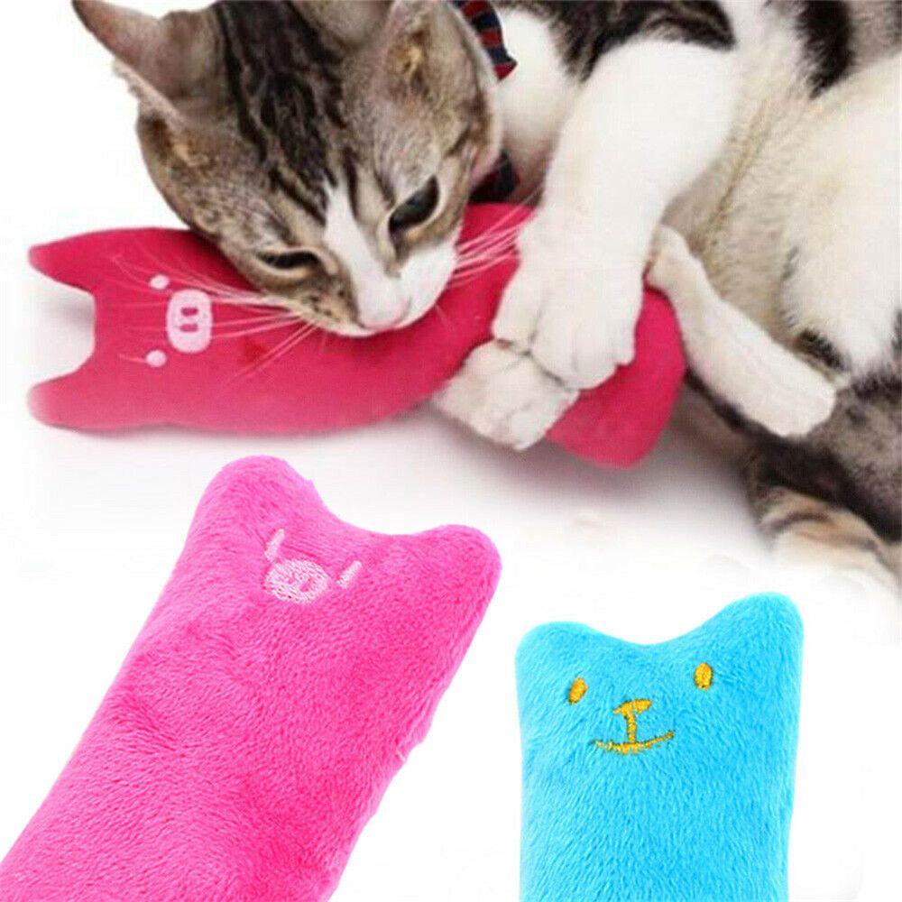 

Soft Crazy Chew Play Teeth Scratch Pet Supplies Kitten Play Catnip Pillow Cat Toys зелений