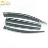3D Stainless Steel Rain Deflectors & Sun Visor Trim for 15-18 Edge