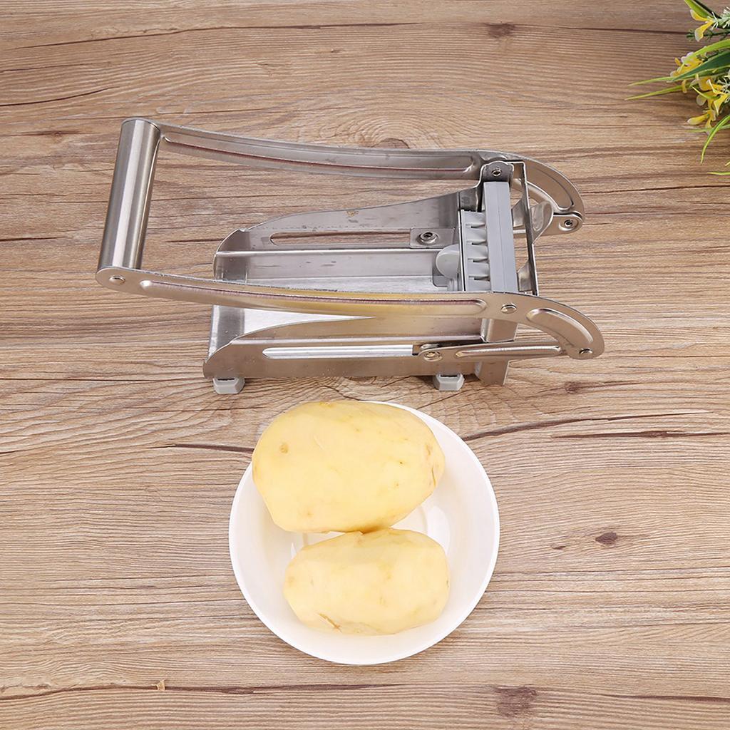 Stainless Steel French Fries Grater Potato Chipper Chip Cutter Chopper Maker