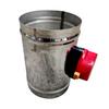 2Pcs 200mm 24V AC Motorized Duct Damper Stainless Steel HVAC Backdraft Damper for Residential Commercial Ventilation Use