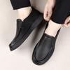 Fashion 2024 Summer Fashion Men's Leisure Business Breathable Soft Cowhide Leather Shoes Brand New Men's Comfortable Hollow Sandals