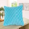 1Pc Plush Thick Lattice Pattern Sofa Pillowcase Soft Cushion Covers 43x43CM Couch Pillow
