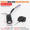 Electric Bicycle Ignition Switch Key Power Lock For Electric Scooter Portable Key Power Lock E-Bike Components Parts