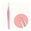 Non-magnetic Grafting False Eyelash Tool Stainless Steel Makeup Tool Fiber Tip  Beauty Salon