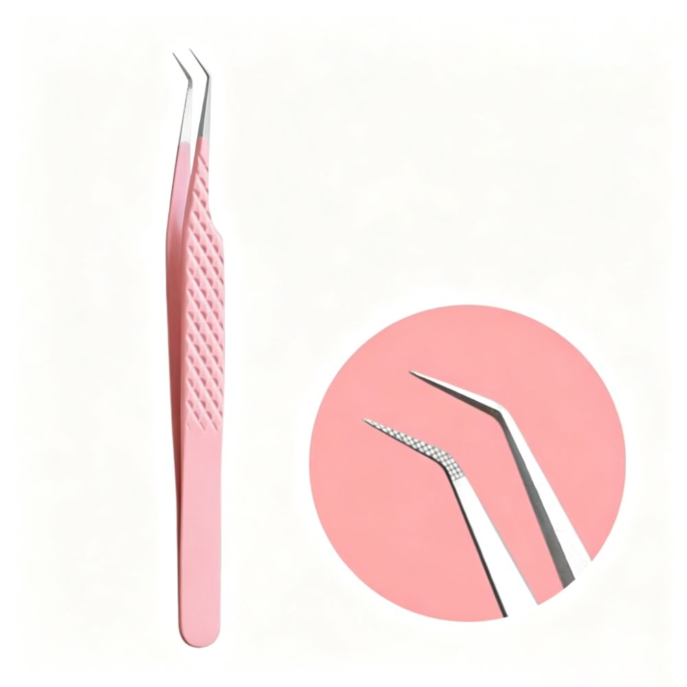 Non-magnetic Grafting False Eyelash Tool Stainless Steel Makeup Tool Fiber Tip Beauty Salon