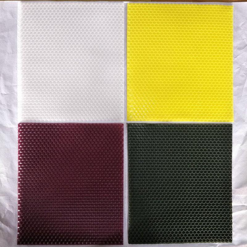 12pcs Color Beeswax Nest Base Sheet 20*15*0. 3cm Natural Bee Material Wax Wedding Birthday Party Diy Craft Wax Roll Sheet