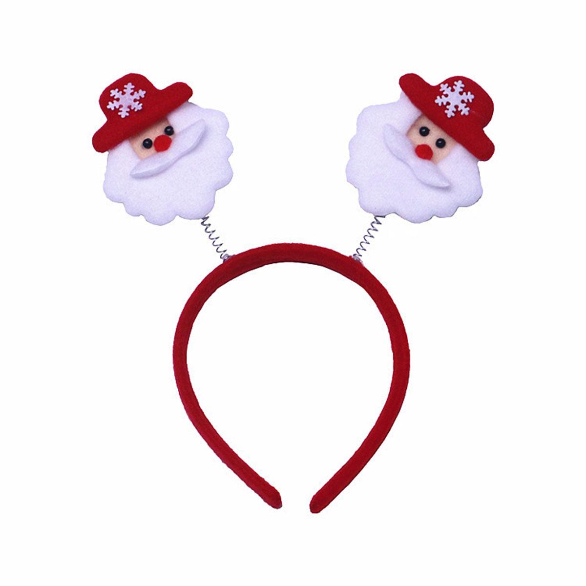 Christmas Headband Decoration for Kids Adult Cute Santa Elk Xmax Hair Accessories Costume Prop Christmas Decoration 2025 Navidad