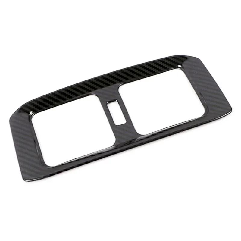 For Toyota Rav 4 Rav4 5 Gen -2025 Center Console Armrest Box AC Outlet Vent Flame Trim Stainless Steel Accessories
