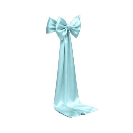 6 Stück Rosa Stuhl-Schärpe Satin Stuhl-Schleifen Dekorative Stuhl-Bänder Krawatten