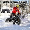 Windproof Waterproof Handlebar Muffs Gloves, Reflective Winter Warm Hand Muffs for Motorcycle Cycling Men Women