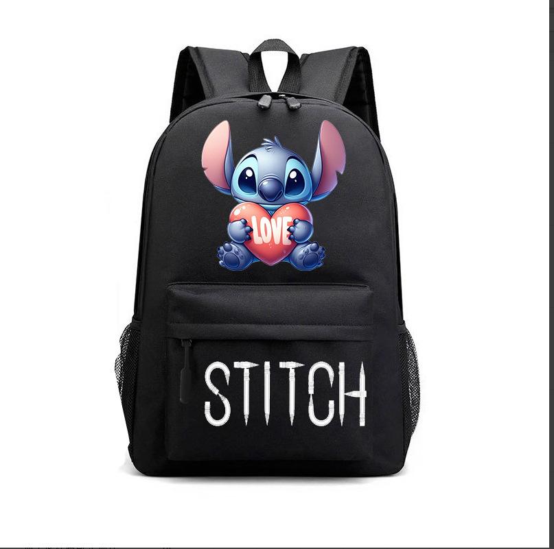 School Bag Cartoon Backpack Star Lightning School Bag Student Polyester Casual Printed Backpack Travel Bag