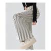 Striped Towel Wide-leg Pants for Women Draped Pants for Women Spring and Autumn New High-waist Slim Casual Pants Straight Floor Pants for Women