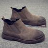 Men's Shoes Autumn Winter Velvet Warm Chelsea Boots Men Leather Boots Men's Workwear High Top Shoes Keep Warm Ankle Boots