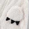 Fleece Romper Baby Long Sleeve Jumpsuit Autumn Baby Boys Girls Rompers Hooded Warm Cloth