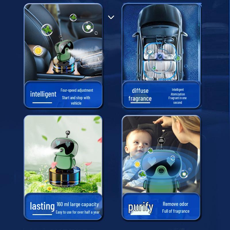 Zhongheng Smart AI Car Perfume Diffuser - High-End Fragrance & Deodorizer