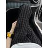 Lazy Wind Contrasting Color Plaid Loose Straight Wide-leg Casual Pants Male Alphabet Waist Home Wear Dual-purpose Trousers
