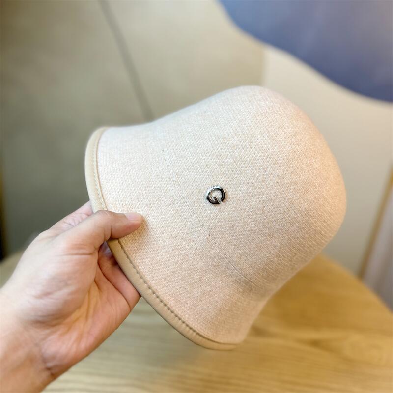 Hat Female Autumn and Winter Japanese Bucket Hat H Standard Fashion Basin Hat Bucket Hat