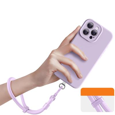 BUROM Phone Wrist Strap Foldable 15cm Adjustable Rotating Cellphone Lanyard Nylon Strap with Tether Tabs