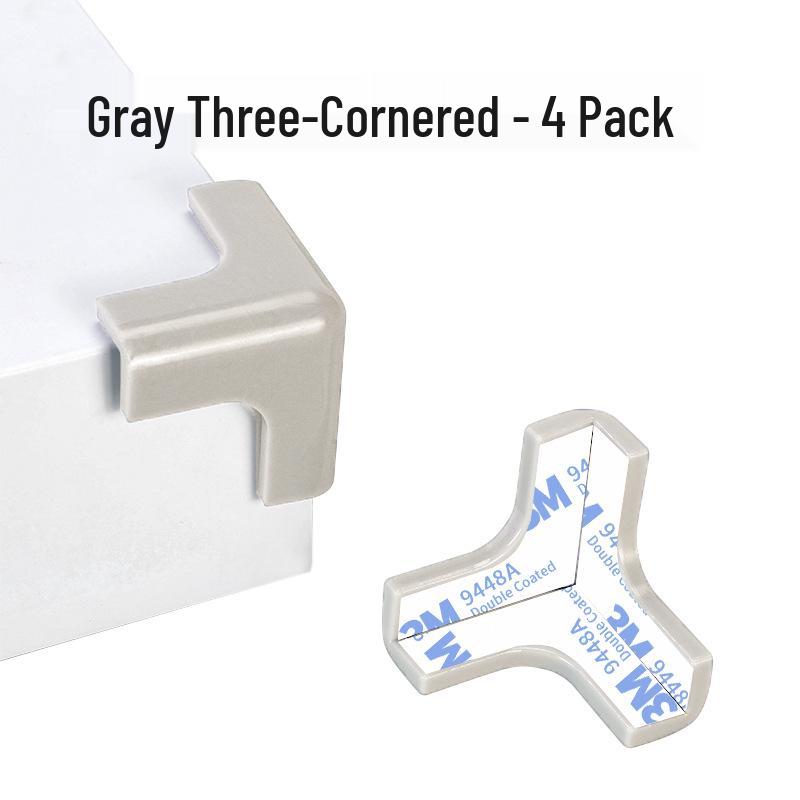 Transparent Silicone Anti-Collision Corner Protector for Tables and Hoods