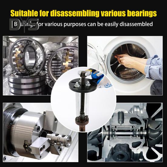 Internal Bearing Disassembly Puller Tool Set Rustproof Corrosion Resistant Automotive Bicycle Bearing Removal Tool Blind Hole Bearing Puller Set
