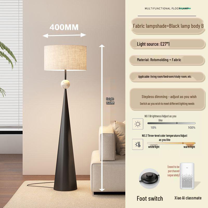 Wabi-Sabi Minimalist Floor Lamp: Modern Atmosphere Light for Living Room & Bedroom