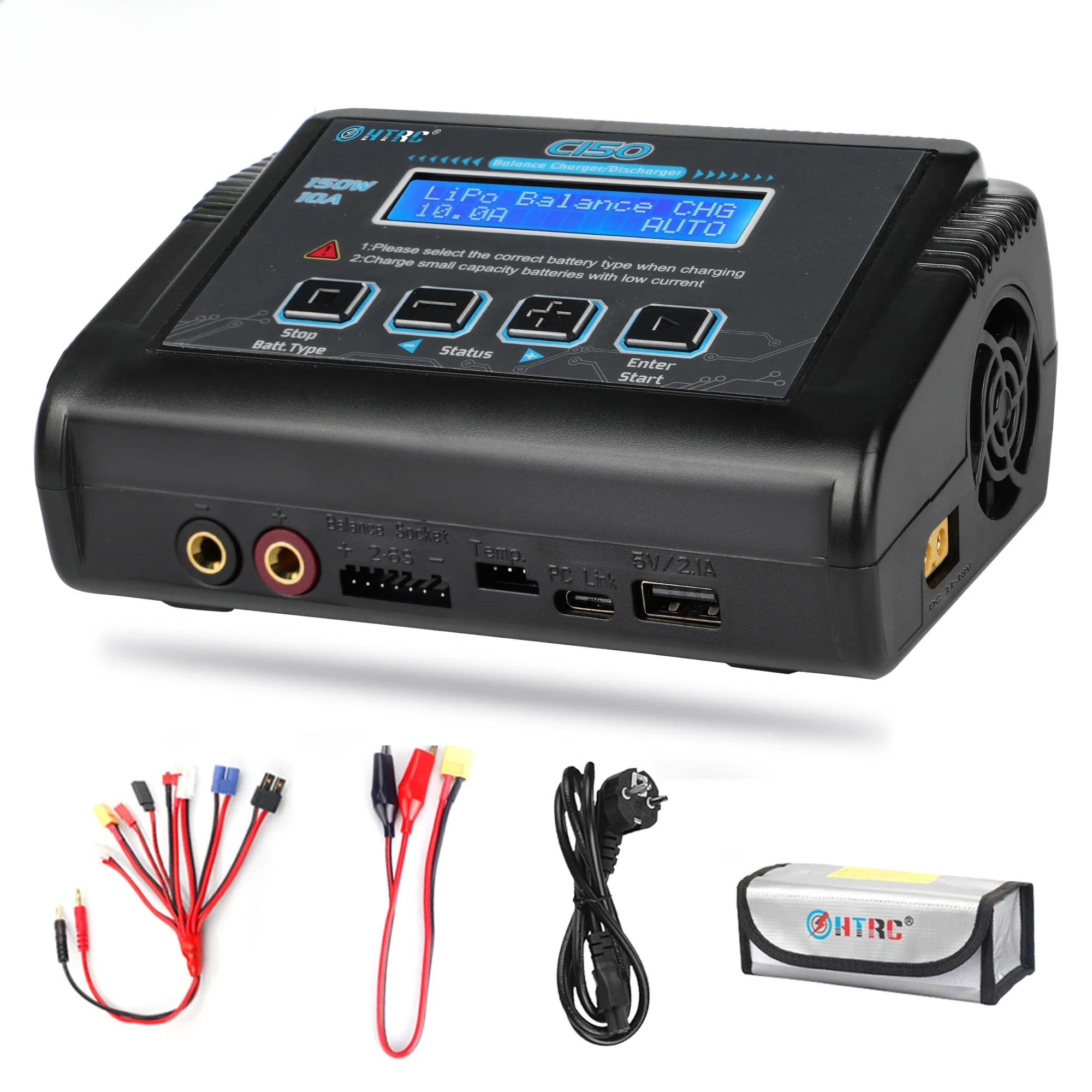 

Зарядний пристрій C150 AC DC 150W 10A Розрядний пристрій для LiPo LiHV LiFe Lilon NiCd NiMh Pb акумуляторів LiPo зарядний пристрій балансувальний зарядний пристрій UK Plug чорний