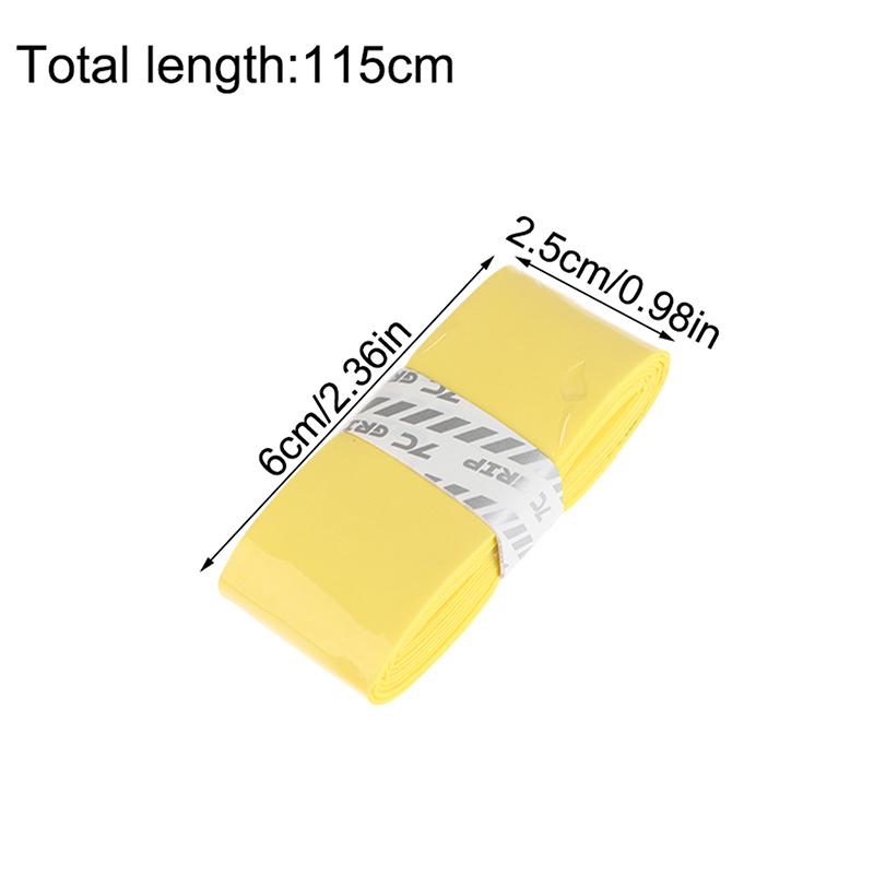 1Pc Pu Badminton Handle Wrap Tape Non-Slip Cherry Blossom Print Badminton Overgrip Sweat-Absorbent Badminton Racket Handle Grip