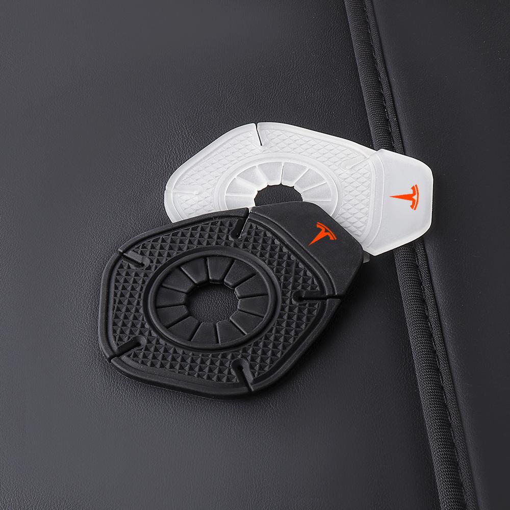 2Pc Car Accessories Wiper Arm r Hole Dustproof Cover Silicone Windscreen Wiper Pads For Tesla Model 3 Model S X Model Y Roadster