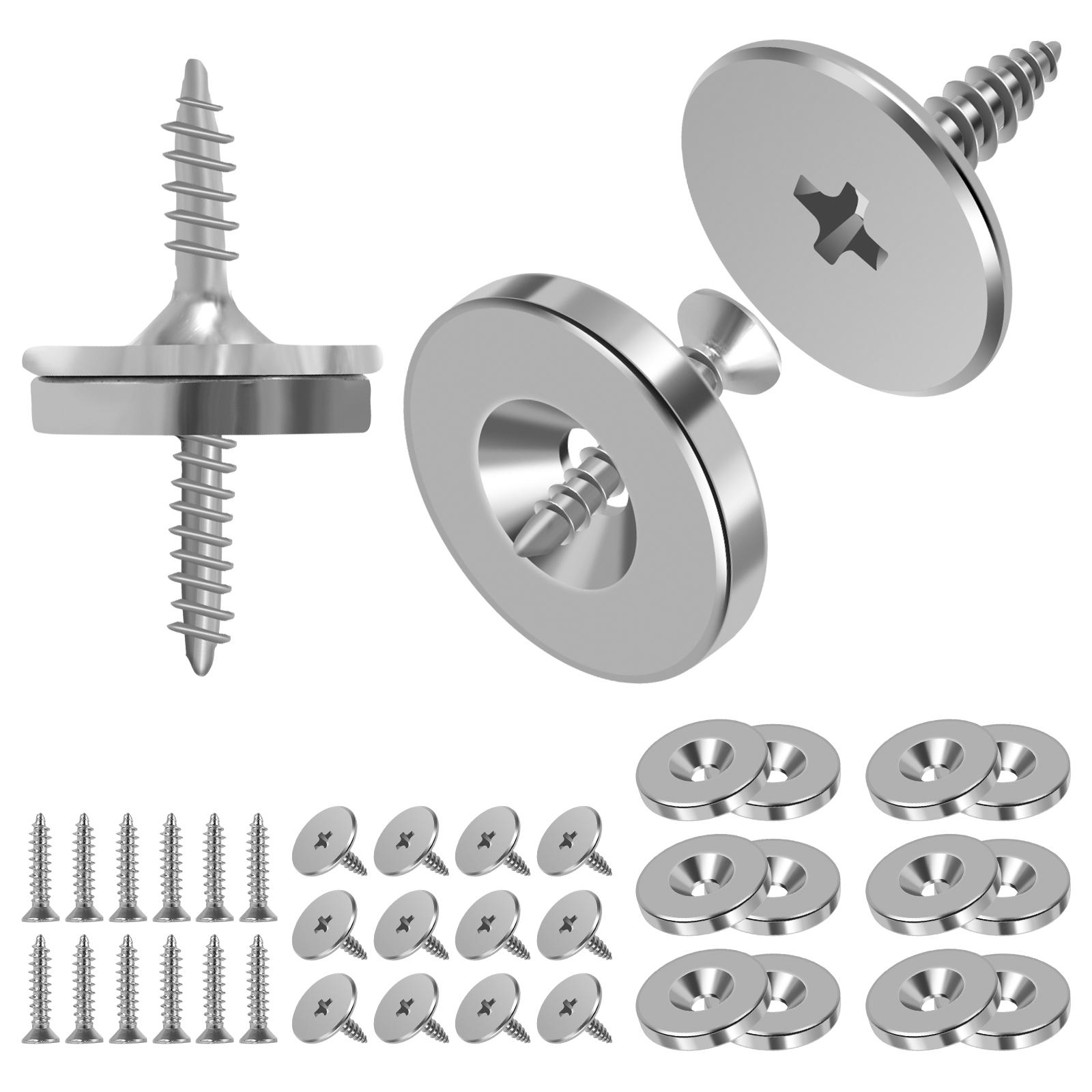 12 шт. Магнитная защелка для дверцы шкафа, металлическая магнитная защелка для двери, скрытая защелка для дверцы шкафа, доводчик, скрытая магнитная защелка для двери