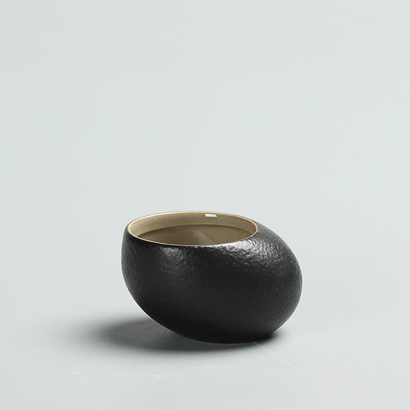 Veselă neagră ceașcă de ceai din ceramică japoneză pentru cești de ceai puer porțelan ceașcă de kung fu chinezească
