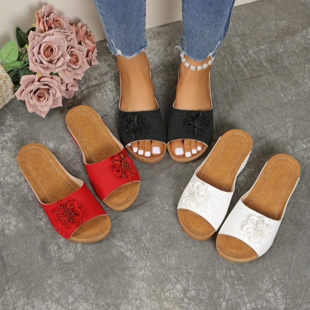 Fashion Shoes Women's Sandals Summer Elegant Shoes Woman Slides Sandals Ladies Wedge Sandals for Women Casual Footwear Slipper