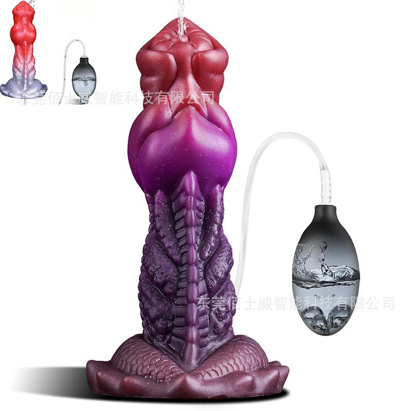 Uniquely shaped phalluses, animal-style phalluses, squirting anal plugs, BDSM masturbation toys.